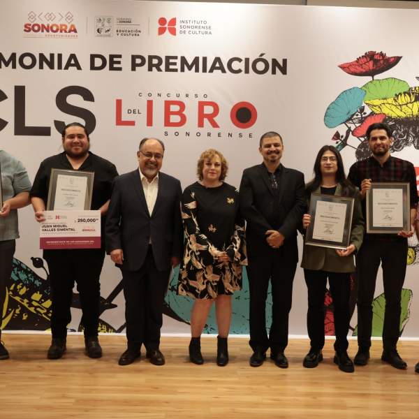 Gobierno de Sonora, a través del ISC premia a ganadores del Concurso del Libro Sonorense 2024