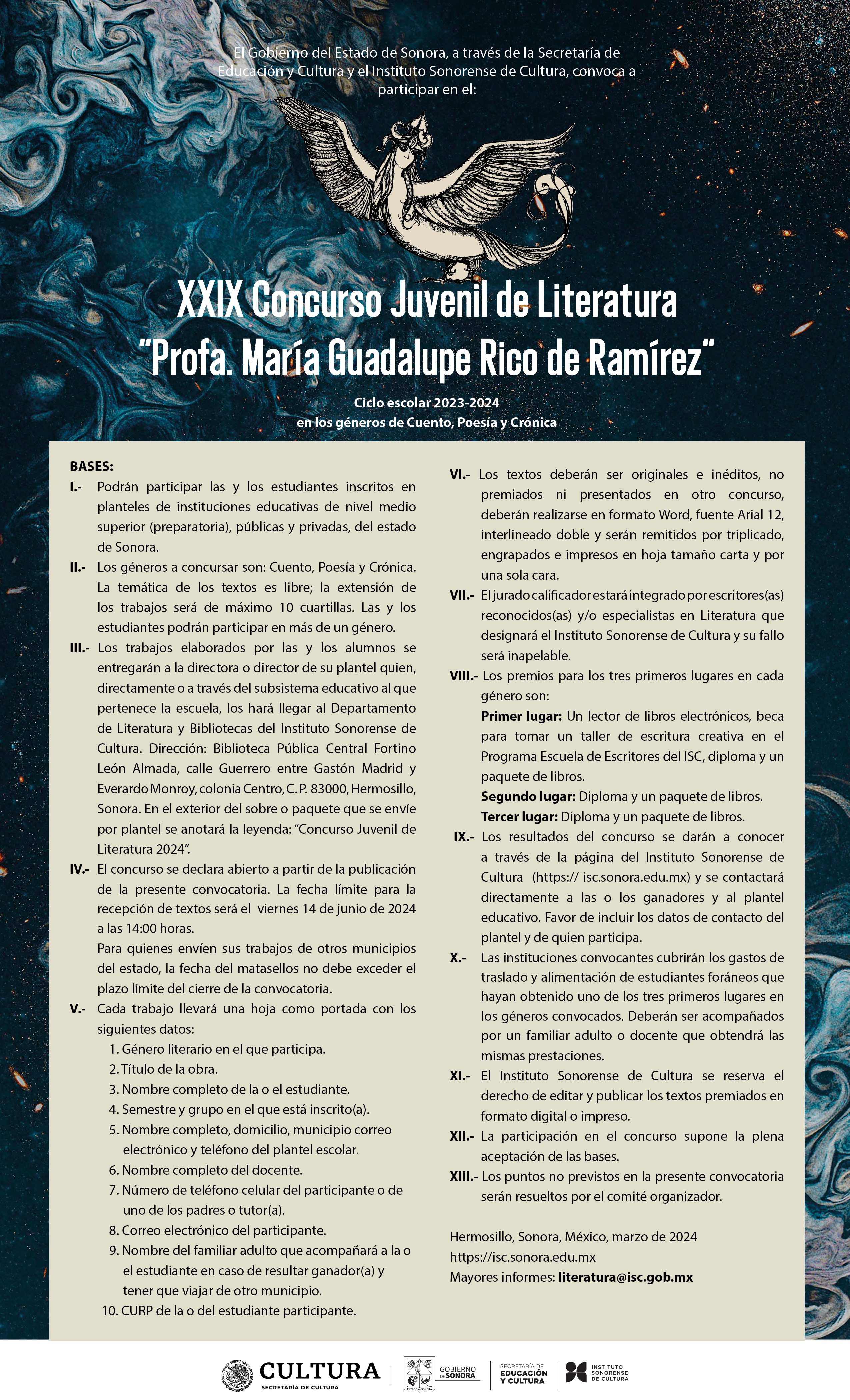 juveni CONVOCATORIAS LITERARIAS 2024 